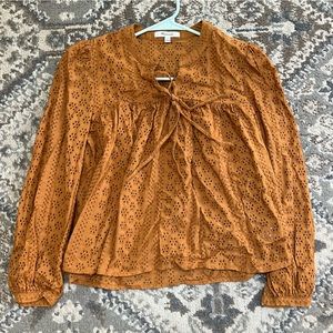 Madewell Eyelet Top, S